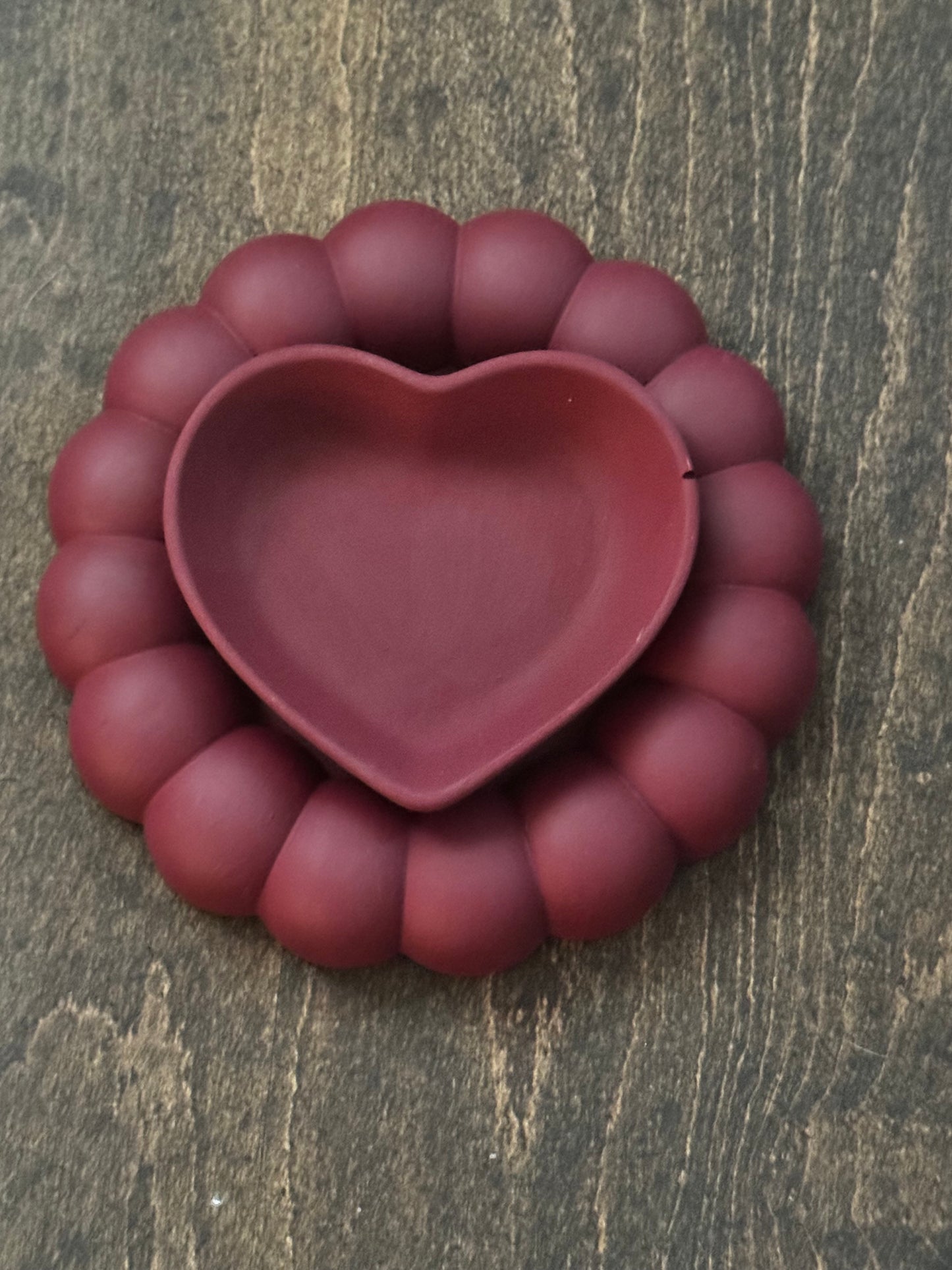 Bubble Tray & Heart Dish